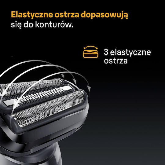 Braun Series 5 2087840 Ξυριστική Μηχανή Προσώπου Επαναφορτιζόμενη