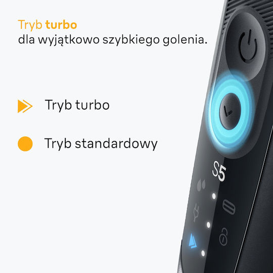 Braun Series 5 2087840 Ξυριστική Μηχανή Προσώπου Επαναφορτιζόμενη