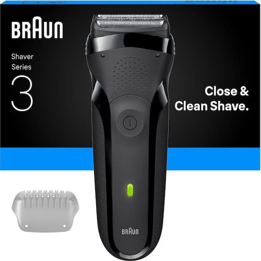 Braun Series 3 Περιστρεφόμενη Ξυριστική Μηχανή Προσώπου Επαναφορτιζόμενη