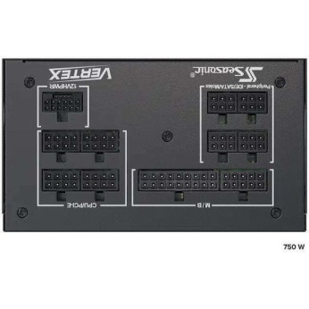 Seasonic VERTEX PX 750W Μαύρο Τροφοδοτικό Υπολογιστή Full Modular 80 Plus Platinum