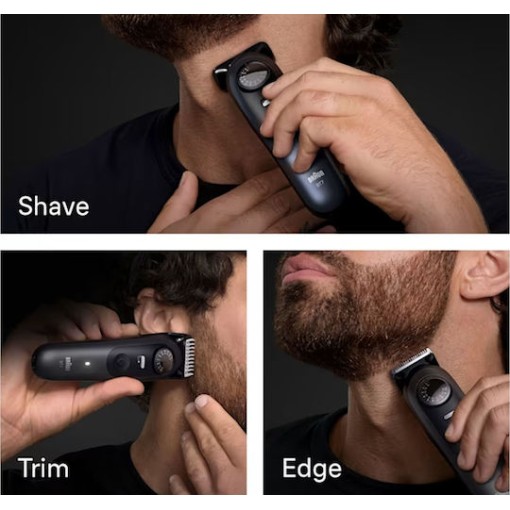 Braun Series 7 Επαναφορτιζόμενη Κουρευτική Μηχανή Μπλε BT7520