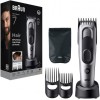 Braun Series 7 Επαναφορτιζόμενη Κουρευτική Μηχανή Γκρι HC7590