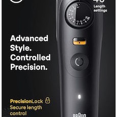 Braun Επαναφορτιζόμενη Κουρευτική Μηχανή Μαύρη BT5520