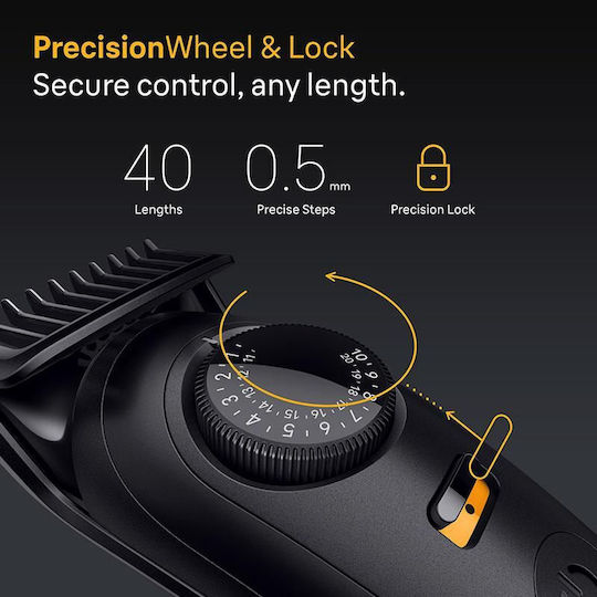 Braun Επαναφορτιζόμενη Κουρευτική Μηχανή Μαύρη BT5520