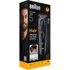 Braun Series 5 Κουρευτική Μηχανή Μαύρη HC5530