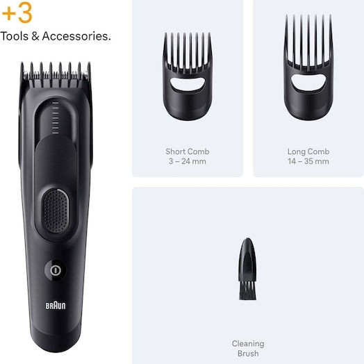 Braun Series 5 Κουρευτική Μηχανή Μαύρη HC5530