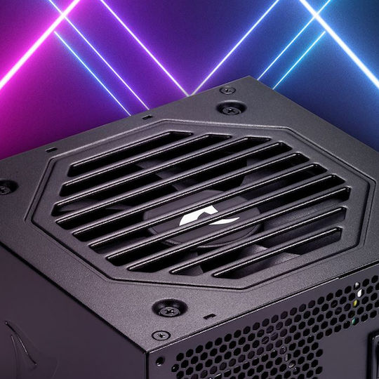 Sharkoon Rebel P10 550W Μαύρο Τροφοδοτικό Υπολογιστή Full Wired Cybenetics Silver