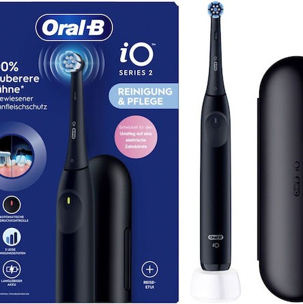 Oral-B Io Series 2 Ηλεκτρική Οδοντόβουρτσα με Θήκη Ταξιδίου Μαύρη