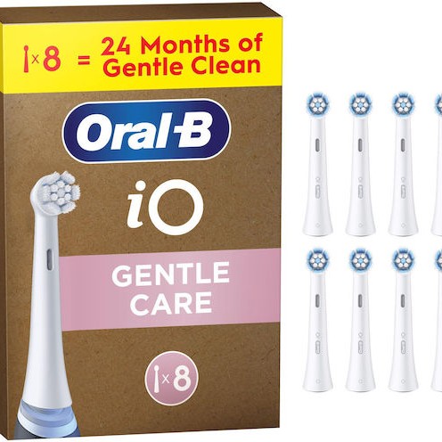 Oral-B Io Gentle Care Ανταλλακτικές Κεφαλές για Ηλεκτρική Οδοντόβουρτσα 8τμχ