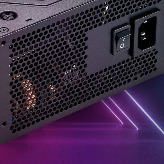 Sharkoon Rebel P10 850W Μαύρο Τροφοδοτικό Υπολογιστή Full Wired Cybenetics Silver