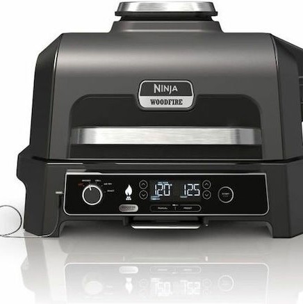 Ninja Επιτραπέζια Ηλεκτρική Ψησταριά Σχάρας 2400W με Καπάκι και Ρυθμιζόμενο Θερμοστάστη 38x28εκ.