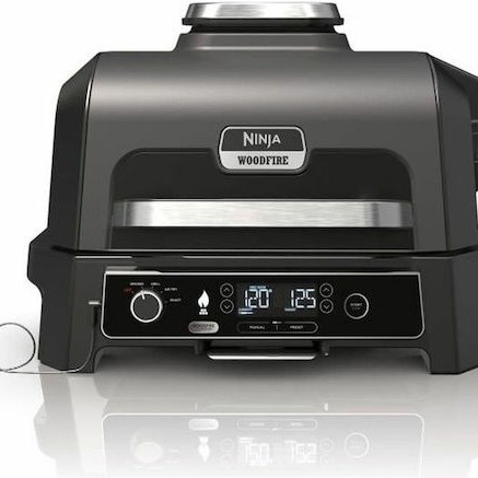 Ninja Επιτραπέζια Ηλεκτρική Ψησταριά Σχάρας 2400W με Καπάκι και Ρυθμιζόμενο Θερμοστάστη 38x28εκ.