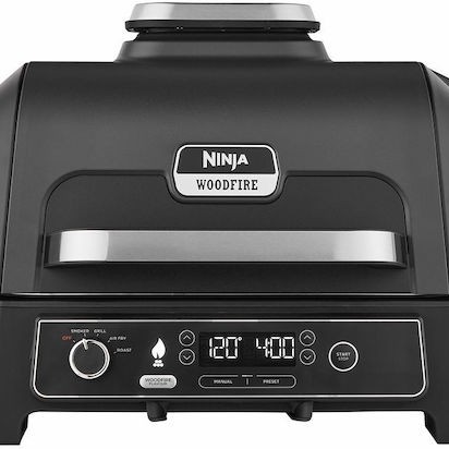 Ninja Επιτραπέζια Ηλεκτρική Ψησταριά Σχάρας 2400W με Καπάκι και Ρυθμιζόμενο Θερμοστάστη 38x28εκ.