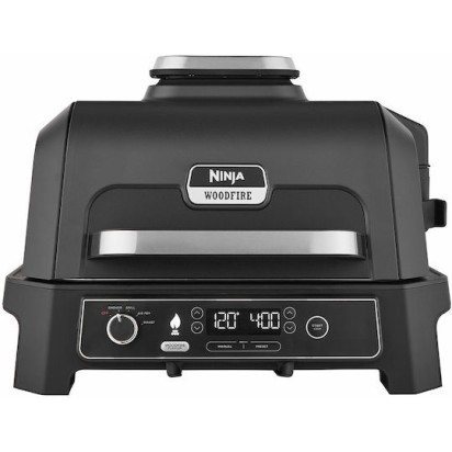 Ninja Επιτραπέζια Ηλεκτρική Ψησταριά Σχάρας 2400W με Καπάκι και Ρυθμιζόμενο Θερμοστάστη 38x28εκ.