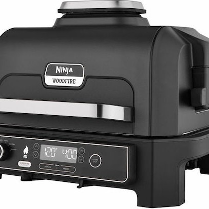 Ninja Επιτραπέζια Ηλεκτρική Ψησταριά Σχάρας 2400W με Καπάκι και Ρυθμιζόμενο Θερμοστάστη 38x28εκ.