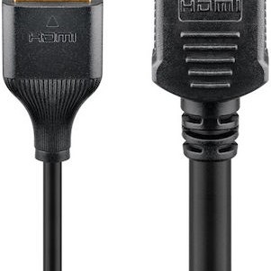 Goobay HDMI 2.0 Cable HDMI male - HDMI male 2m Μαύρο