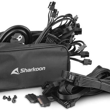 Sharkoon Rebel P30 1000W Μαύρο Τροφοδοτικό Υπολογιστή Full Modular 80 Plus Gold