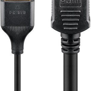 Goobay HDMI 2.1 Cable HDMI male - HDMI male 0.5m Μαύρο