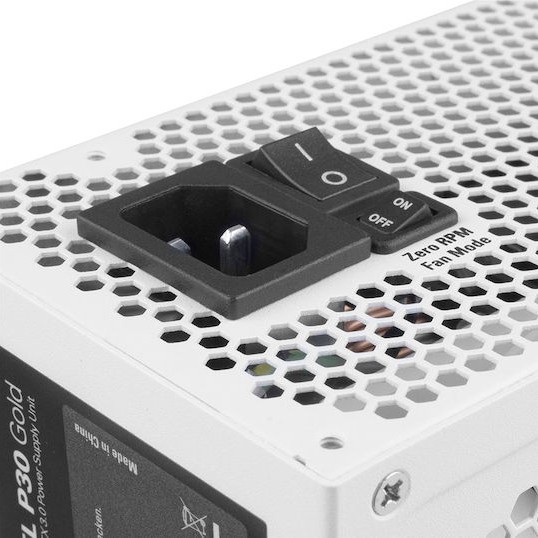 Sharkoon Rebel P30 White 1000W Λευκό Τροφοδοτικό Υπολογιστή Full Modular 80 Plus Gold