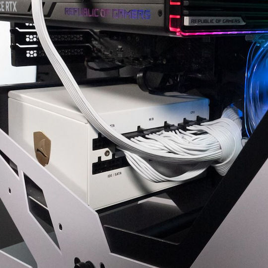 Sharkoon Rebel P30 White 1000W Λευκό Τροφοδοτικό Υπολογιστή Full Modular 80 Plus Gold