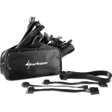 Sharkoon SilentStorm Cool Zero 650W Μαύρο Τροφοδοτικό Υπολογιστή Full Modular 80 Plus Gold