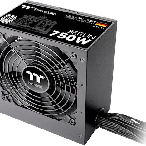Thermaltake Berlin 750W Μαύρο Τροφοδοτικό Υπολογιστή Full Wired