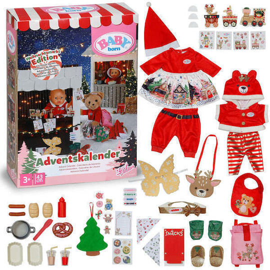 ZAPF Creation Baby Born Κούκλα για 3+ Ετών 43εκ.