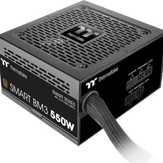 Thermaltake Smart BM3 550W Μαύρο Τροφοδοτικό Υπολογιστή Semi Modular 80 Plus Bronze