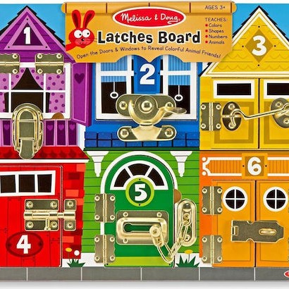 Melissa & Doug Εκπαιδευτικά Τουβλάκια Bloackables: Latches