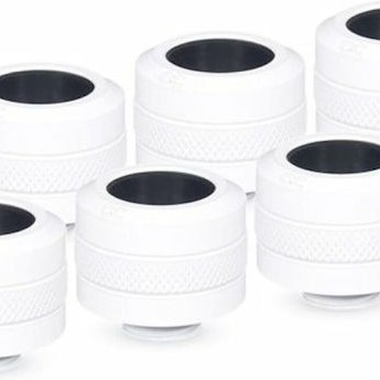 Alphacool Eiszapfen Pro 16mm Hardtube G1/4 - White Fittings Λευκό