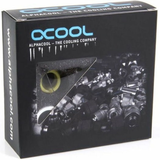 Alphacool Eiszapfen Pro 16mm Hardtube G1/4 - White Fittings Λευκό