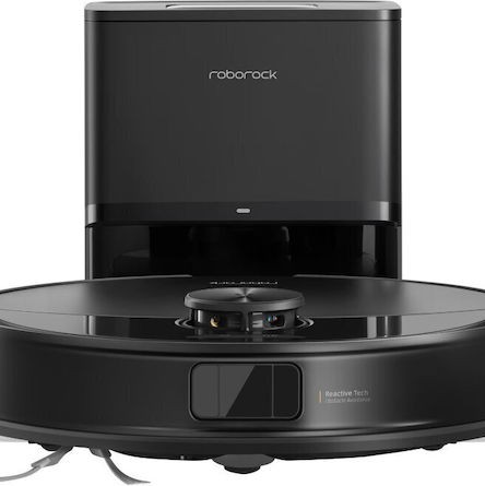 Roborock Q7 TF+ Σκούπα Ρομπότ για Σκούπισμα & Σφουγγάρισμα με Χαρτογράφηση και Wi-Fi Μαύρη