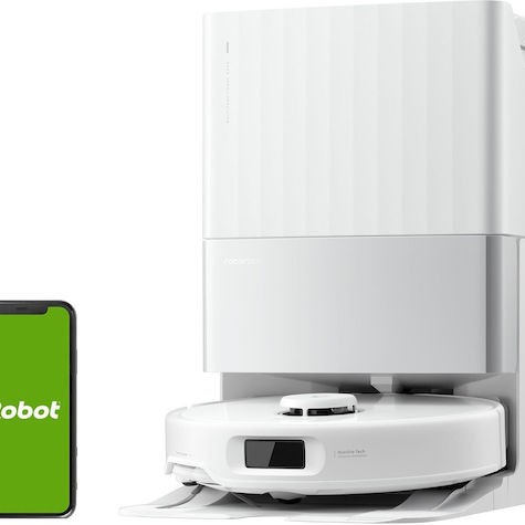 Roborock Qrevo Edge 5V1 Σκούπα Ρομπότ για Σκούπισμα & Σφουγγάρισμα με Χαρτογράφηση και Wi-Fi Λευκή