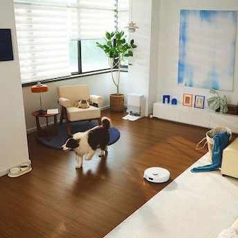 Roborock Qrevo Edge 5V1 Σκούπα Ρομπότ για Σκούπισμα & Σφουγγάρισμα με Χαρτογράφηση και Wi-Fi Λευκή