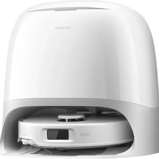 Roborock Qrevo Curv 5A1 Σκούπα Ρομπότ για Σκούπισμα & Σφουγγάρισμα με Χαρτογράφηση και Wi-Fi Λευκή