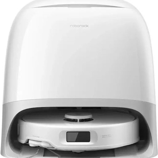 Roborock Qrevo Curv 5A1 Σκούπα Ρομπότ για Σκούπισμα & Σφουγγάρισμα με Χαρτογράφηση και Wi-Fi Λευκή