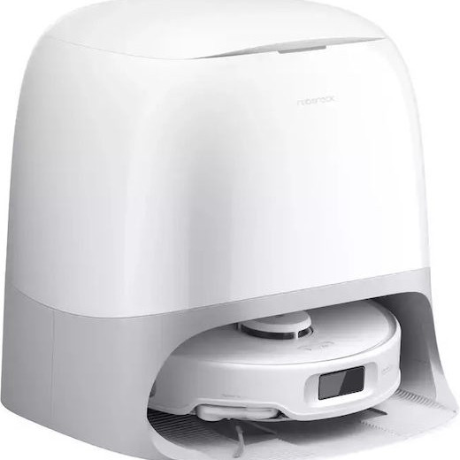 Roborock Qrevo Curv 5A1 Σκούπα Ρομπότ για Σκούπισμα & Σφουγγάρισμα με Χαρτογράφηση και Wi-Fi Λευκή