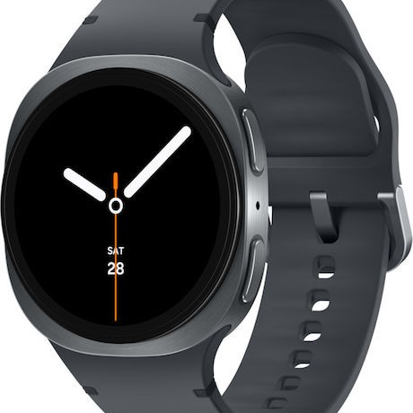 Samsung Galaxy Watch8 Aluminium 40mm Αδιάβροχο με Παλμογράφο (Dark Gray)