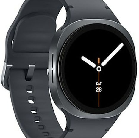 Samsung Galaxy Watch8 Aluminium 40mm Αδιάβροχο με Παλμογράφο (Dark Gray)