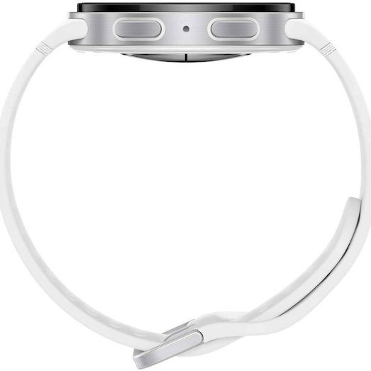 Samsung Galaxy Watch8 Aluminium 44mm Αδιάβροχο με Παλμογράφο (Ασημί)