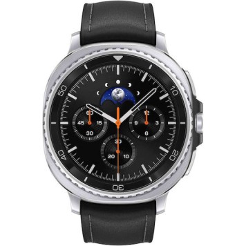 Samsung Galaxy Watch8 Classic Stainless Steel 46mm Αδιάβροχο με Παλμογράφο (Μαύρο)