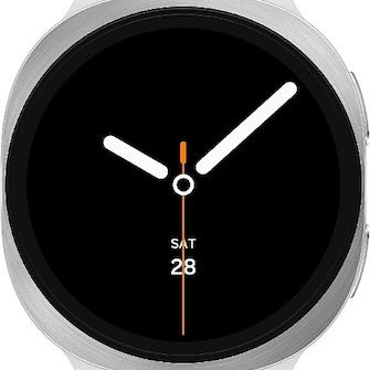 Samsung Galaxy Watch8 LTE Aluminium 44mm Αδιάβροχο με eSIM και Παλμογράφο (Ασημί)