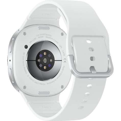 Samsung Galaxy Watch8 LTE Aluminium 44mm Αδιάβροχο με eSIM και Παλμογράφο (Ασημί)