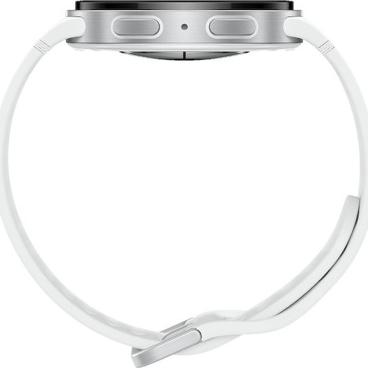 Samsung Galaxy Watch8 LTE Aluminium 44mm Αδιάβροχο με eSIM και Παλμογράφο (Ασημί)
