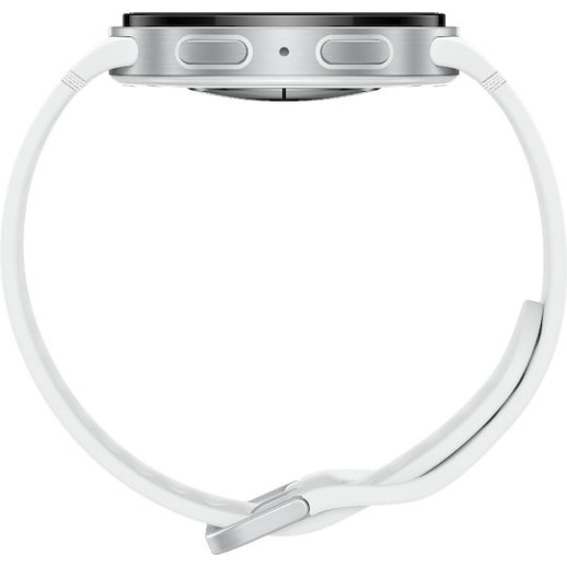 Samsung Galaxy Watch8 LTE Aluminium 44mm Αδιάβροχο με eSIM και Παλμογράφο (Ασημί)