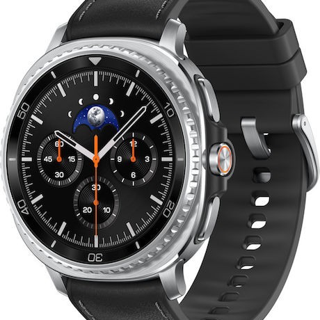 Samsung Galaxy Watch8 Classic LTE Stainless Steel 46mm Αδιάβροχο με eSIM και Παλμογράφο (Μαύρο)