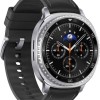 Samsung Galaxy Watch8 Classic LTE Stainless Steel 46mm Αδιάβροχο με eSIM και Παλμογράφο (Μαύρο)