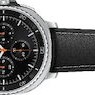 Samsung Galaxy Watch8 Classic LTE Stainless Steel 46mm Αδιάβροχο με eSIM και Παλμογράφο (Μαύρο)
