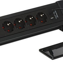 Brennenstuhl Πολύπριζο 4 Θέσεων με USB-A και Διακόπτη