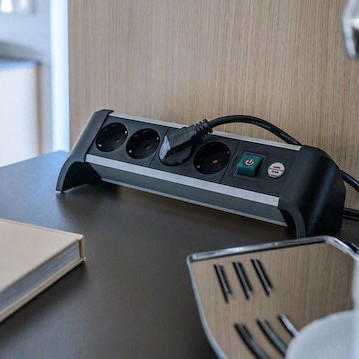 Brennenstuhl Πολύπριζο Ασφαλείας με Καλώδιο 1.8m